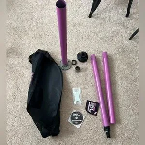 peekaboo | Other | Hot Pink Dance Pole Kit With Assembly Dvd  display picture 1